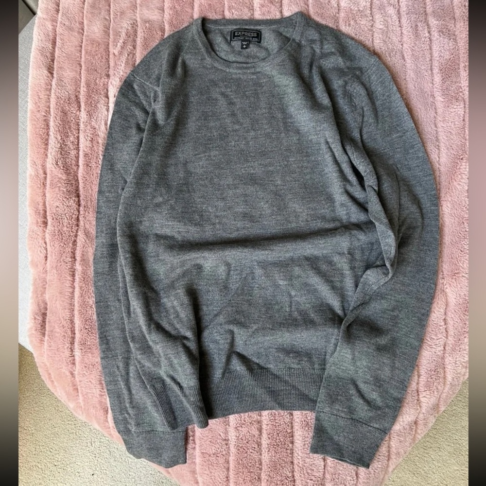 Grey Sweater Crewneck from Express